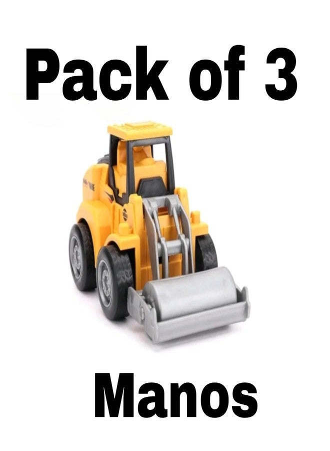Manos Crane Building and constraction Working Toy Friction Power Toy for Kids Pack of 3 - Image 3